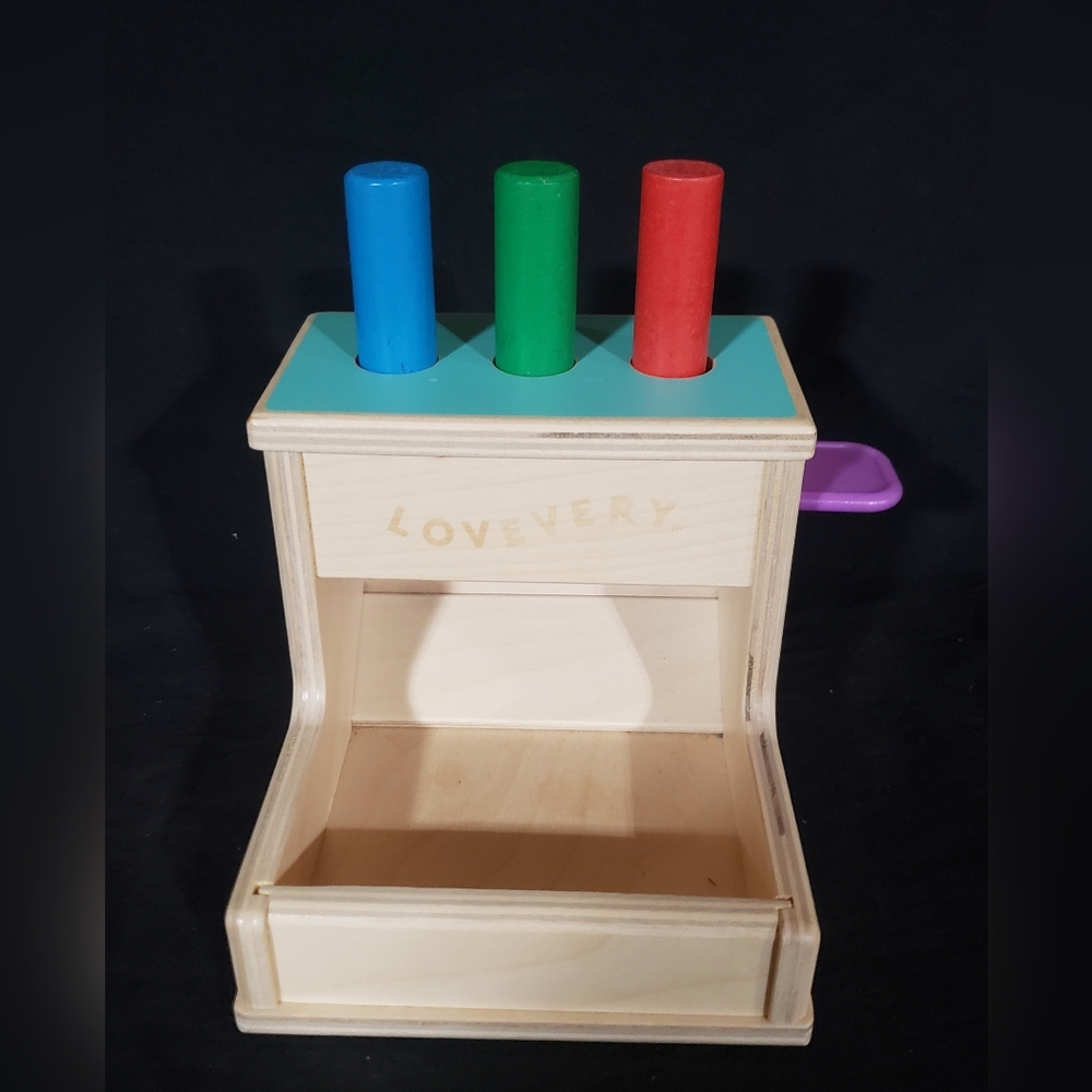 LOVEVERY Wooden Peg Drop